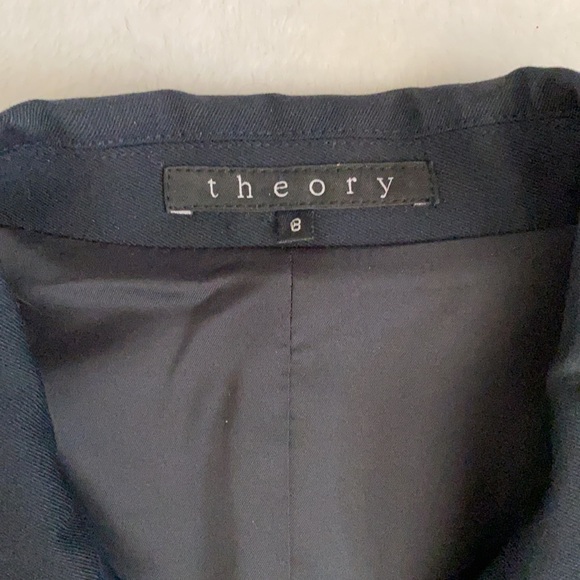 {VTG} Theory | Wool Blend Military Utilitarian Double Breasted Blazer Jacket (8) - Picture 9 of 17